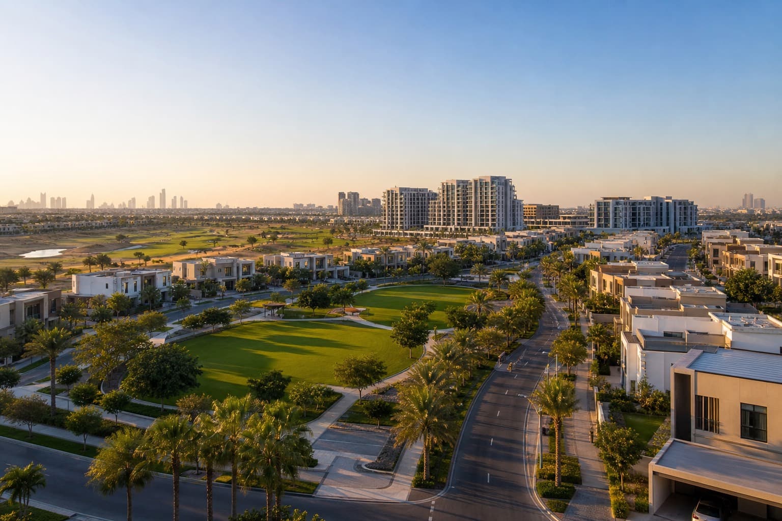 Dubai Hills Estate — parks, villas and golf-course living in Dubai
